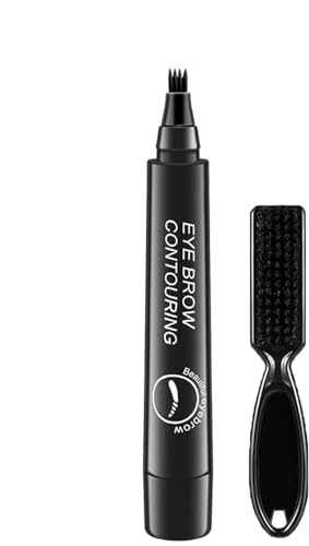 Beard Filling Pen-Waterproof Beard Filling Pen Kit-Waterproof Beard and Eyebrow Filling Pen Kit-Beard Pen,Beard Pencil Filler for Men,Long-Lasting with Natural Results (Natural Black) von Donlinon