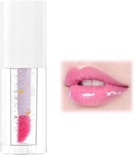 Cosmetics Color Changing Lip Oil-Lip Glow Oil-Transparent Lip Gloss-Non Sticky Lip Gloss Long Lasting,Hydrating Lip Glow Oil,Moisturizing Lip Oil Gloss-Make Your Lips Look Fuller (1pcs) von Donlinon