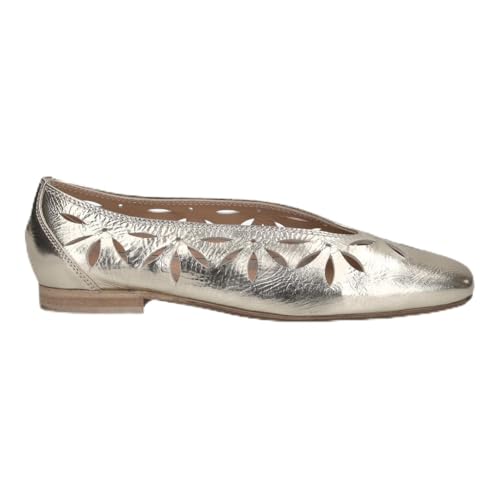 Donna Carolina Ballerina ALGI Sunflower, Glattleder, Gold, Damen EU 40 Donna Carolina Ballerina ALGI Sunflower, Glattleder, Gold, Damen EU 40 von Donna Carolina