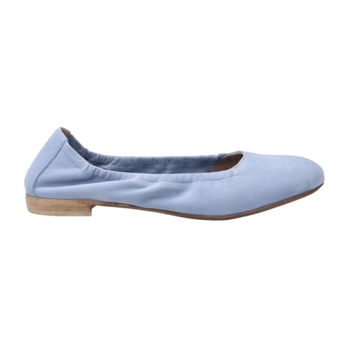 Donna Carolina Ballerina HOOF Basic, Rauleder, Blau, Damen EU 41 von Donna Carolina