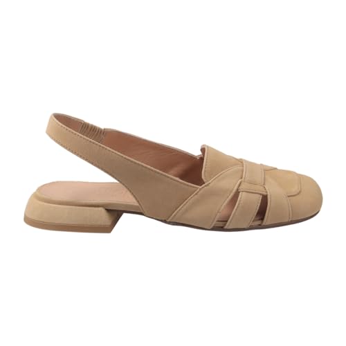 Donna Carolina Sandalette ELSA NELLY, Rauleder, Beige, Damen EU 40 von Donna Carolina