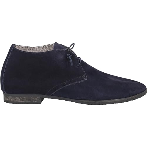 Donna Carolina Schnürschuhe BURANO Navy, Rauleder, Blau, Damen EU 39 von Donna Carolina