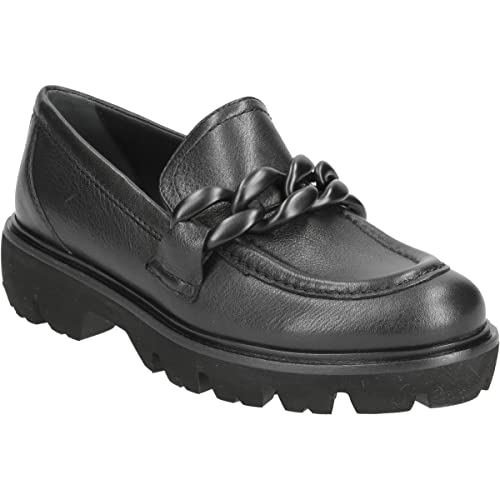 Donna Carolina Slipper & Mokassin 48.682.061, Glattleder, Schwarz, Damen EU 40 von Donna Carolina