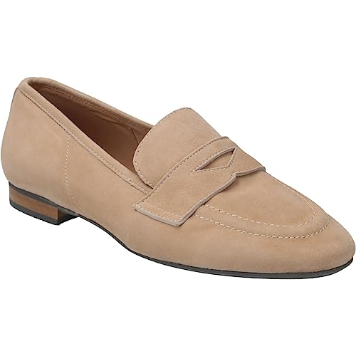 Donna Carolina Slipper & Mokassin 49.135.180, Rauleder, Beige, Damen EU 40 von Donna Carolina