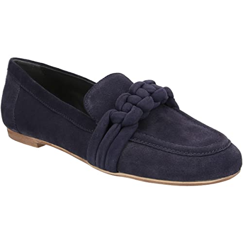 Donna Carolina Slipper & Mokassin NINA Closed Navy, Rauleder, Blau, Damen EU 37,5 von Donna Carolina