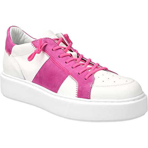 Donna Carolina Sneaker Ariel PEONIA, Rauleder, Weiß, Damen EU 39 von Donna Carolina