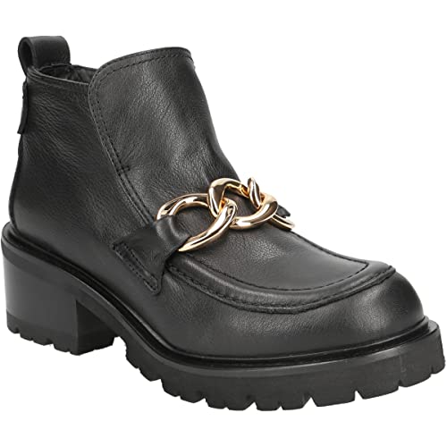 Donna Carolina Stiefelette 48.254.128, Glattleder, Schwarz, Damen EU 39,5 von Donna Carolina