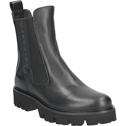 Donna Carolina Stiefelette 48.682.017, Glattleder, Schwarz, Damen EU 38 von Donna Carolina