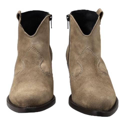 Donna Carolina Stiefelette Arena Visone, Rauleder, Braun, Damen EU 38,5 Donna Carolina Stiefelette Arena Visone, Rauleder, Braun, Damen EU 38,5 von Donna Carolina