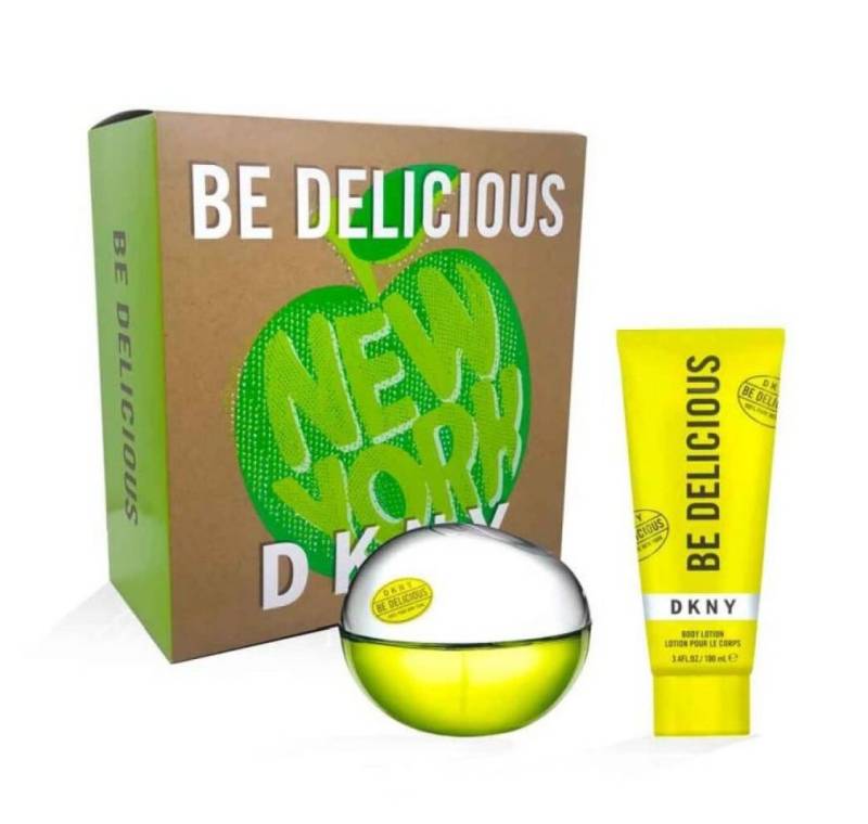 Donna Karan Duft-Set DKNY Be Delicious Eau De Parfum Spray 100ml Set 2 Artikel von Donna Karan