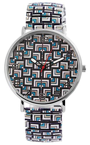 Donna Kelly Damen–Uhr Zugarmband Edelstahl Leuchtzeiger Analog Quarz 1700048 von Donna Kelly