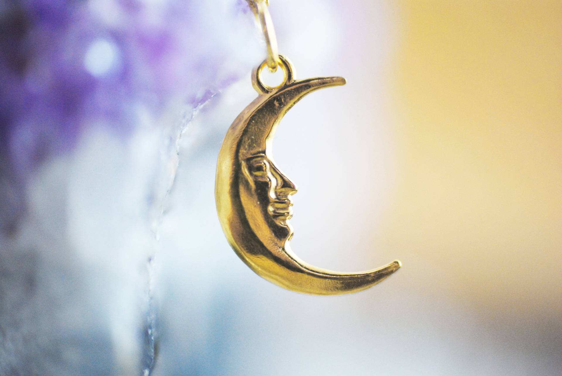 24K Vergoldete Kette "Mondliebe" 24K Vergoldete Kette "Mondliebe" von DonnaAnnaSchmuck