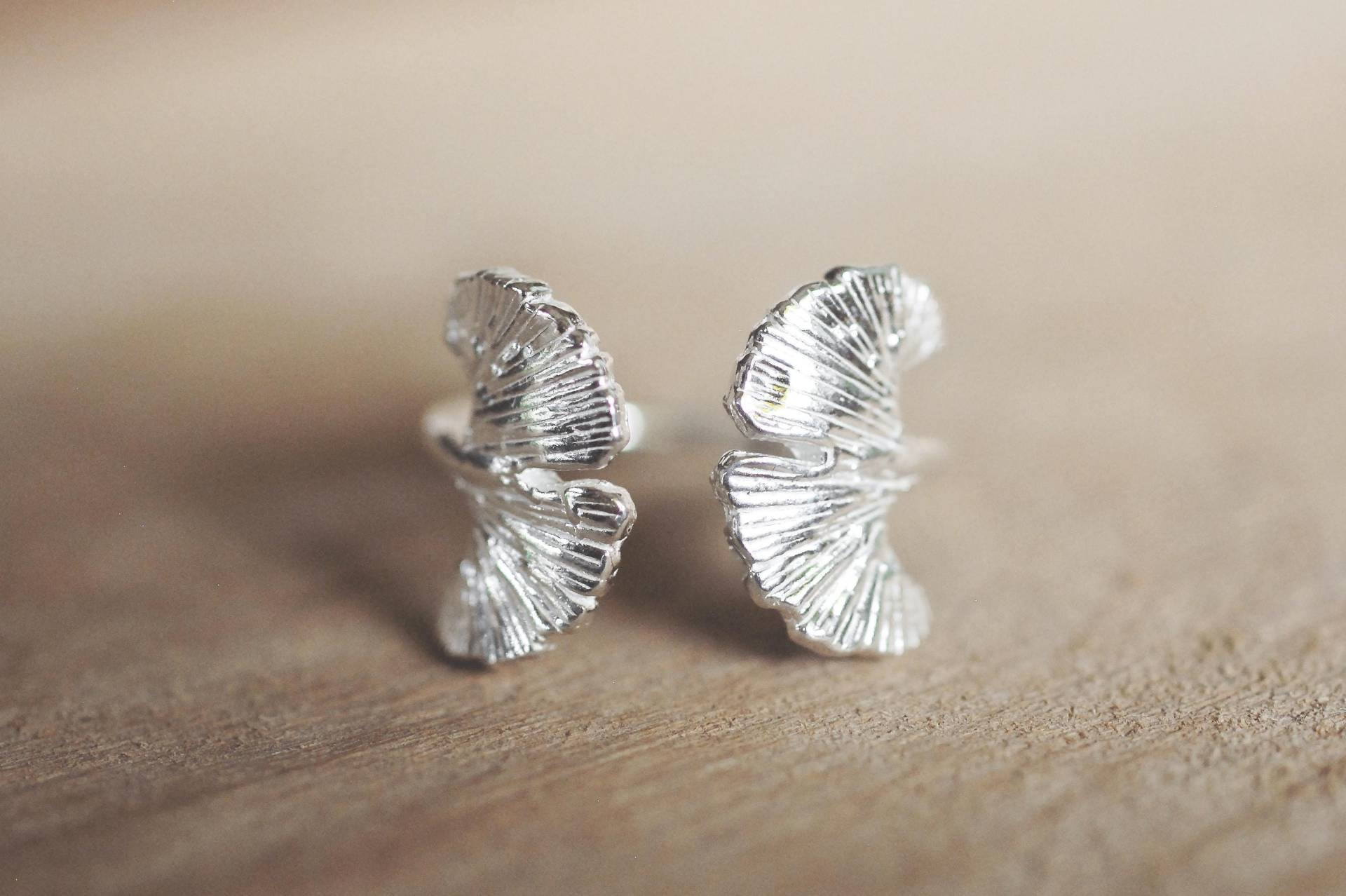 925Er Silber Ring Ginkgo 925Er Silber Ring Ginkgo von DonnaAnnaSchmuck