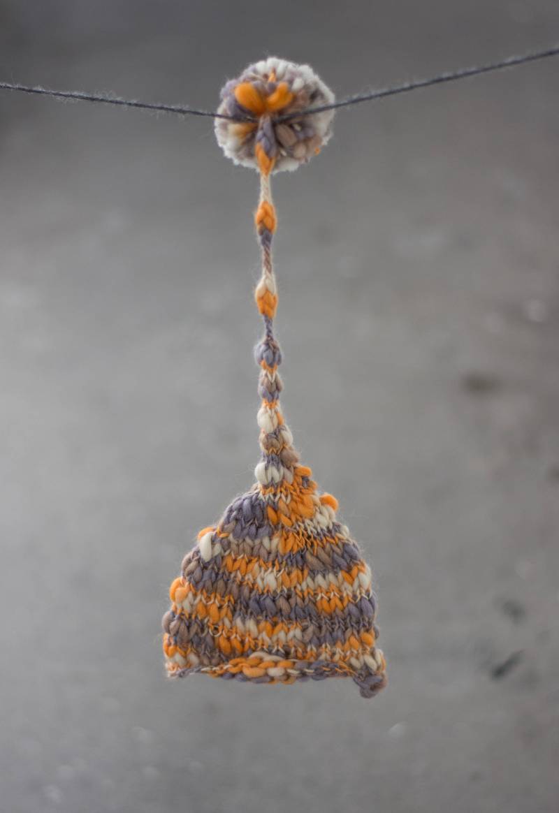 Kinder Strickmütze in Bunt von DonnaKnitwear