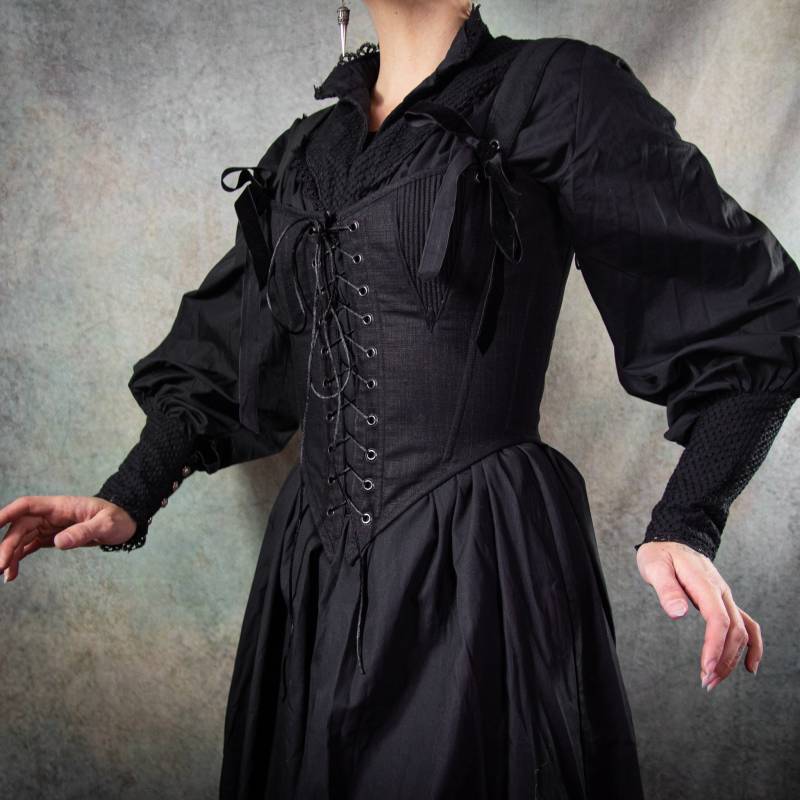 Aufenthalte - Dunkle Nacht Der Seele Handgefertigtes Korsett von DonnaanitaAtelie