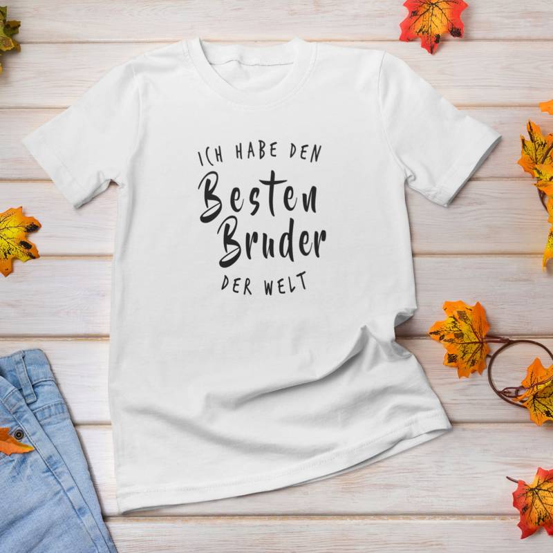 Ich Habe Den Besten Bruder Der Welt | Babybody/Kindershirt Statement Shirt Mit Spruch Strampler Unisex von DonnerwetterDE