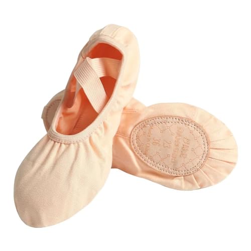 Ballettschuhe Mädchen Kleinkind Kinder Frauen Canvas Yoga Schuhe Ballettschuhe für Tanzen, Rosa (Ballet Pink), 27.5 EU von Dons Girl