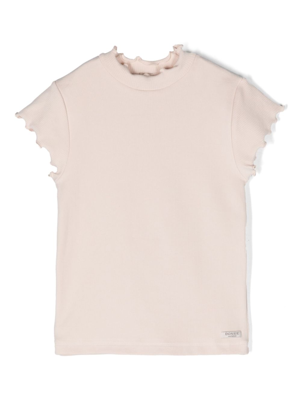 Donsje Geripptes Aurore T-Shirt - Rosa von Donsje