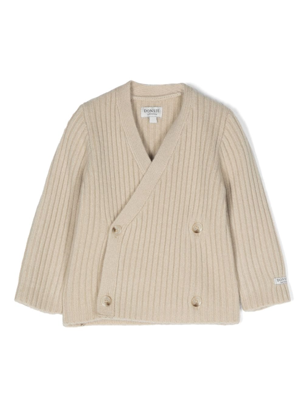 Donsje Doppelreihiger Cardigan - Nude von Donsje