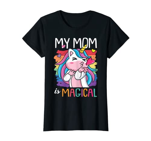 Mädchen Kindergeburstag Muttertag Einhorn My Mom Is Magical T-Shirt Mädchen Kindergeburstag Muttertag Einhorn My Mom Is Magical T-Shirt von Dont Mess With My Unicorn