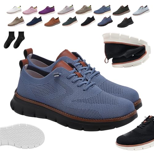 Donubiiu Urbanfit–Ultrakomfort Sneaker,Wearbreeze Schuhe Herren,Orthopädische Schuhe Herren,Atmungsaktiv,rutschfeste Sohle, Herren-Freizeitschuhe Mit Mesh-Einsätzen,Walkingschuhe (N,41) von Donubiiu