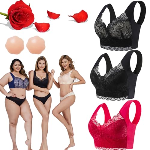 Comfit BH Original-Comfit™ Original - Komfortabler & StüTzender Push-Up-BH, Comfit Bra,Comfit-Original - Comfortable and Supportive Push Up Bra, for Large Breasts Comfortable Shaping Bra (A,XL) von Donubiiu