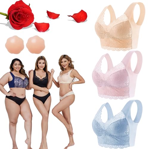 Comfit Bh Original-Comfit™ Original - Komfortabler & StüTzender Push-Up-Bh, Comfit Bra,Comfit-Original - Comfortable And Supportive Push Up Bra, For Large Breasts Comfortable Shaping Bra (C,XXL) von Donubiiu