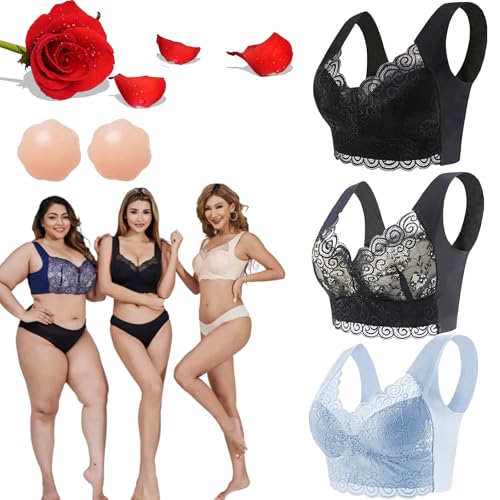 Comfit Bh Original-Comfit™ Original - Komfortabler & StüTzender Push-Up-Bh, Comfit Bra,Comfit-Original - Comfortable And Supportive Push Up Bra, For Large Breasts Comfortable Shaping Bra (E,M) von Donubiiu