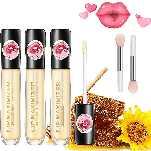 Donubiiu Alicroplct Vitamin E Lip Serum, Vitamin E Lip Maximizer Serum, Vitamin E Lip Plumping Serum, Lip Maximizer Plumper, Lips Plumping Lip Gloss Make Lips Fuller and Moisturizing (3PCS) von Donubiiu