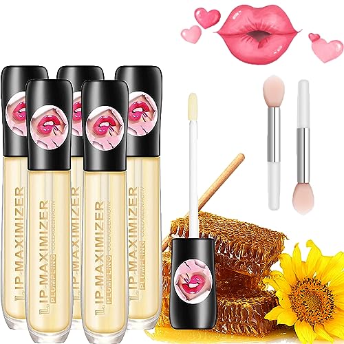 Donubiiu Alicroplct Vitamin E Lip Serum, Vitamin E Lip Maximizer Serum, Vitamin E Lip Plumping Serum, Lip Maximizer Plumper, Lips Plumping Lip Gloss Make Lips Fuller and Moisturizing (5PCS) von Donubiiu