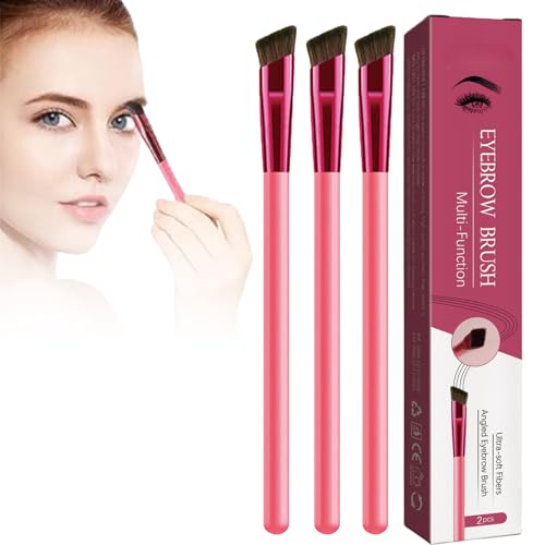 Donubiiu Anjoize 4d-Laminiertes Augenbrauen-Home-Grooming-Kit, Anjoize Augenbrauenstift, Augenbrauenbürste Mit Farbe, 4d Laminiertes Augenbrauen, Multi Function Eyebrow Brush (3PCS) von Donubiiu