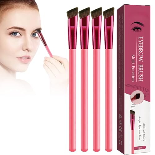 Donubiiu Anjoize 4d-Laminiertes Augenbrauen-Home-Grooming-Kit, Anjoize Augenbrauenstift, Augenbrauenbürste Mit Farbe, 4d Laminiertes Augenbrauen, Multi Function Eyebrow Brush (4PCS) von Donubiiu