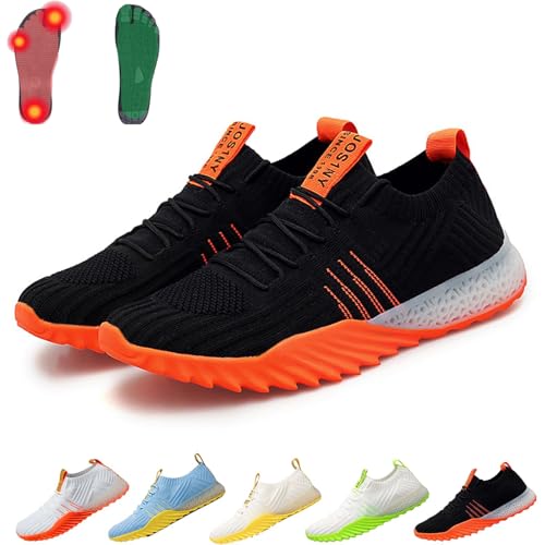 Donubiiu Arianna Sneaker Damen Herren, Orthofrei Arianna Super Leicht Sneaker, Orthopädische Ergonomischer Schuhe (Schwarz,43) von Donubiiu