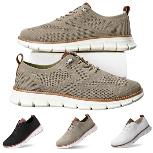 Donubiiu Breeze Schuhe Herren, Breeze Urban Schuhe Herren, Wearbreeze Schuhe Herren, Urban Schuhe Herren, Ultimativer Komfort und Stil, Urban-Ultrabequem (Khaki,41) von Donubiiu