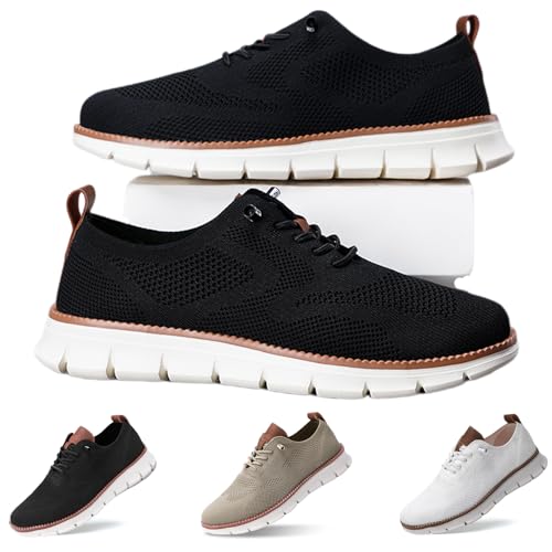 Donubiiu Breeze Schuhe Herren, Breeze Urban Schuhe Herren, Wearbreeze Schuhe Herren, Urban Schuhe Herren, Ultimativer Komfort und Stil, Urban-Ultrabequem (Schwarz,42) von Donubiiu