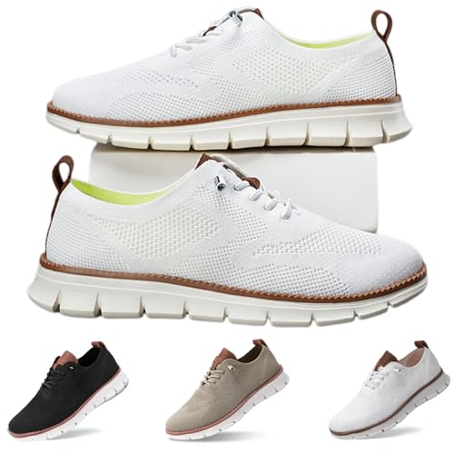 Donubiiu Breeze Schuhe Herren, Breeze Urban Schuhe Herren, Wearbreeze Schuhe Herren, Urban Schuhe Herren, Ultimativer Komfort und Stil, Urban-Ultrabequem (Weiß,39) von Donubiiu