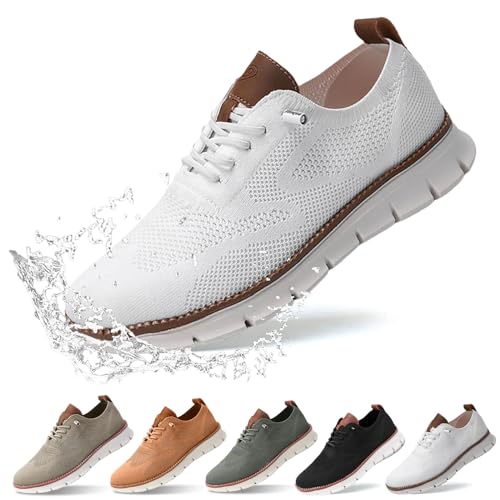 Donubiiu Breeze Schuhe Herren, Wearbreeze Schuhe Herren, Breeze Urban Schuhe Herren, Urban - Ultrabequem, Herrenschuhe Wearbreeze, Ultrabequeme Schuhe FüR MäNner (Weiß,41 EU) von Donubiiu