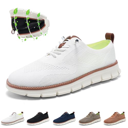 Donubiiu Breeze Urban Schuhe Herren, Wearbreeze Schuhe Herren, Urban Schuhe Herren, Bequeme Herrenschuhe mit Stil und Komfort (Weiß,40 EU) von Donubiiu