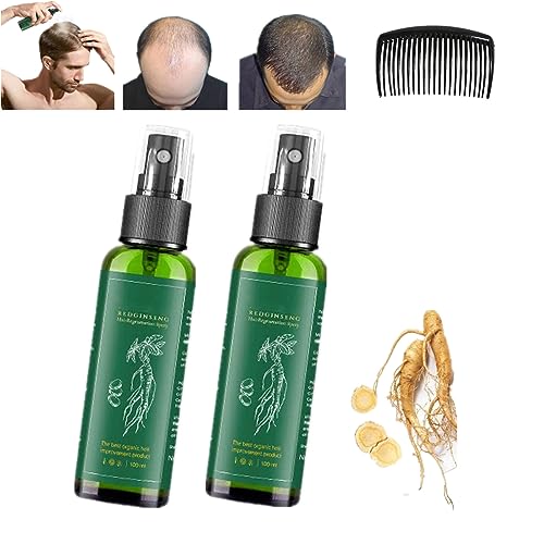 Donubiiu CrownCure RedGinseng HairRegeneration Spray,JINUZ RedGinseng HairRegeneration Spray,KORTIN RedGinseng HairRegeneration Spray,KORTIN Red Ginseng Hair Regeneration Spray for Women Men (2Pcs) von Donubiiu