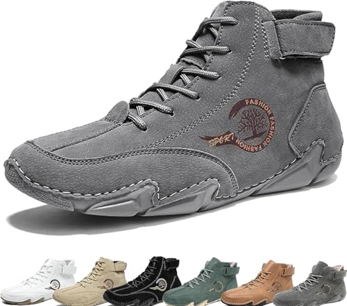 Donubiiu Feelfree Barfußschuhe, Feelfree Barfußschuhe Winter, FeelFree - ergonomische,Wildlederstiefel Barfußschuhe für Herbst und Winter von Donubiiu