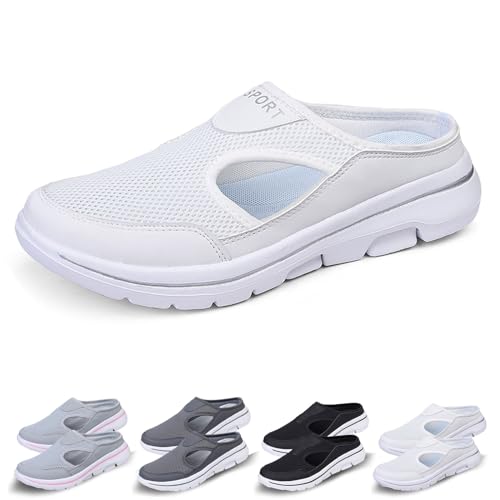 Donubiiu Footstep Pro Damen, Footstep Pro Schuhe, Footstep Pro - ergonorrnische Komfort-Schuhe, Ergonorrnische Komfort Schuhe Für Damen Herren (Weiß,35EU) von Donubiiu