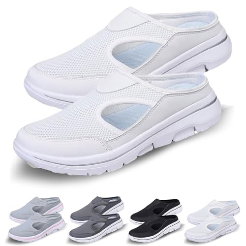 Donubiiu Footstep Pro - Ergonomische Schmerzlindernde Komfort-Schuhe, X Footstep Pro - Schuhe, Ergonorrnische Komfort Schuhe Für Damen Herren (42EU,Weiß) von Donubiiu