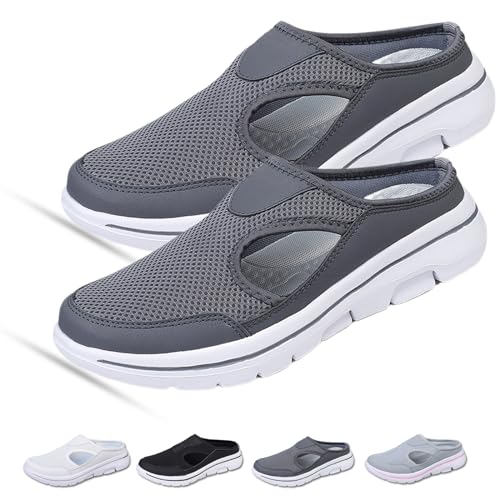 Donubiiu Footstep Pro - ergonorrnische Komfort-Schuhe, Artvive Orthopädische Schuhe, Orthopädische Komfortschuhe Für Frauen, Bequeme Schuhe Zur Für Damen Herren (grau-A,42 EU) von Donubiiu