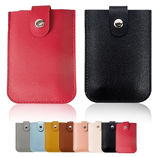 Donubiiu Kreditkartenetui mit Mehreren Fächern, Pull Out Card Holder, Stackable Pull-Out Card Holder, Slim Minimalist Multi-Card Holder, Multi-Card Slots Credit Card Holder (2PCS-F) von Donubiiu