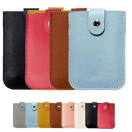 Donubiiu Kreditkartenetui mit Mehreren Fächern, Pull Out Card Holder, Stackable Pull-Out Card Holder, Slim Minimalist Multi-Card Holder, Multi-Card Slots Credit Card Holder (4PCS-B) von Donubiiu