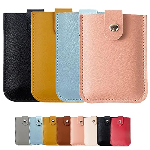 Donubiiu Kreditkartenetui mit Mehreren Fächern, Pull Out Card Holder, Stackable Pull-Out Card Holder, Slim Minimalist Multi-Card Holder, Multi-Card Slots Credit Card Holder (4PCS-C) von Donubiiu