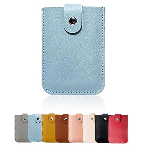 Donubiiu Kreditkartenetui mit Mehreren Fächern, Pull Out Card Holder, Stackable Pull-Out Card Holder, Slim Minimalist Multi-Card Holder, Multi-Card Slots Credit Card Holder (Blue) von Donubiiu