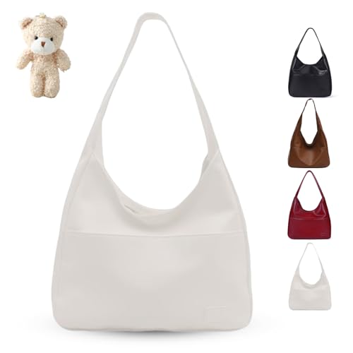 Donubiiu Noirvere Tasche, Everyday BB Tasche, Noirvere Taschen Mit ReißVerschluss, Noirvere Everyday Bag (Weiß) von Donubiiu