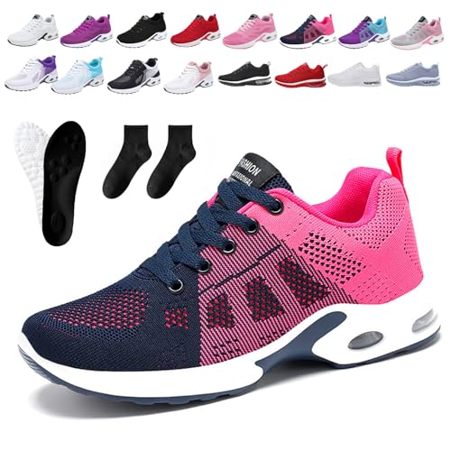 Donubiiu Ofreischuhe Friedensfuß OrthopäDische Schuhe Mesh Damen Sneakers,Atmungsaktive-Laufschuhe-Mit-Netzoberflache,Orthocare-Ergonomische Schmerzlinderungs Schuhe,Outdoor Fitness Turnschuhe (E,37) von Donubiiu