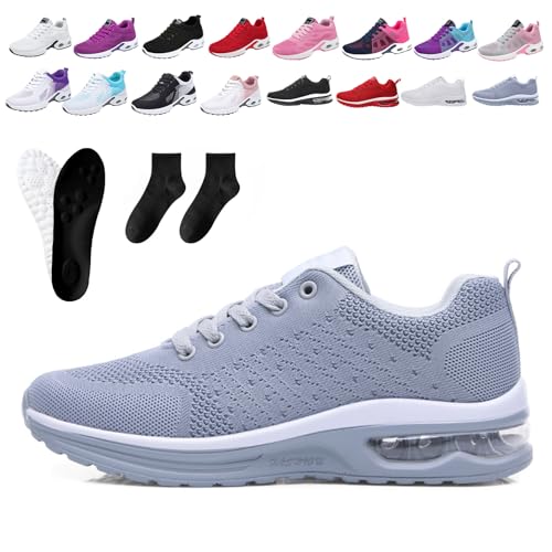 Donubiiu Ofreischuhe Friedensfuß OrthopäDische Schuhe Mesh Damen Sneakers,Atmungsaktive-Laufschuhe-Mit-Netzoberflache,Orthocare-Ergonomische Schmerzlinderungs Schuhe,Outdoor Fitness Turnschuhe (O,36) von Donubiiu